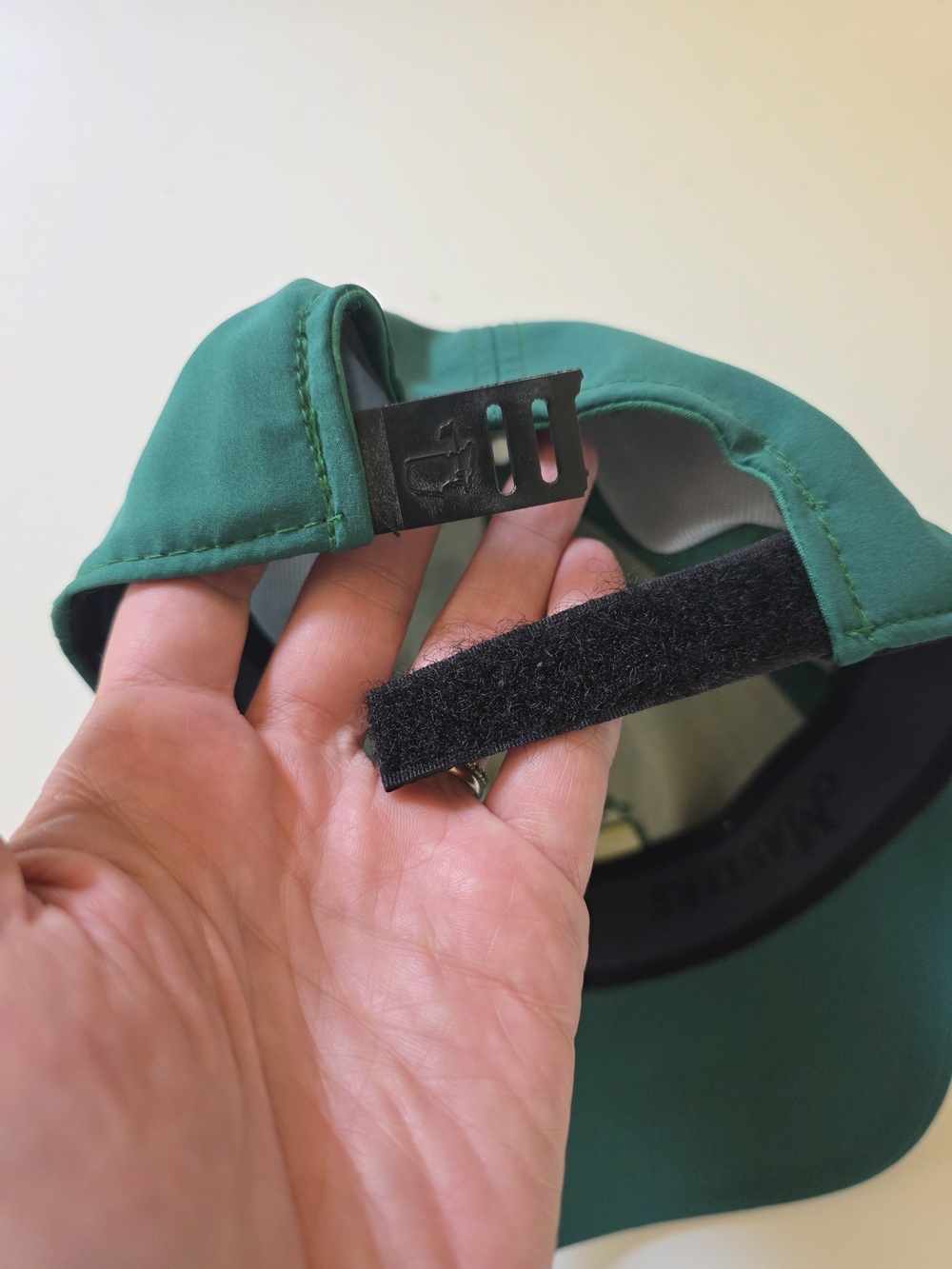 Masters Embroidered Classic Green Golf Cap with Yellow Logo - Athletic Material - Picture 2 of 6